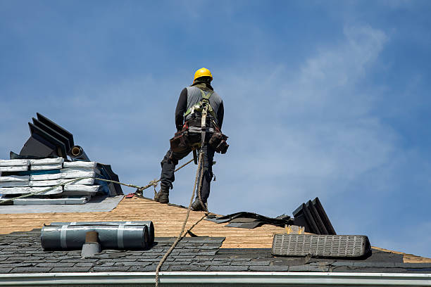 Professional Roof Replacement technician working in Sardis, OH